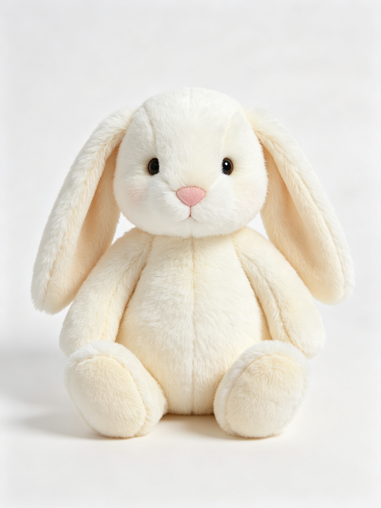 Long ear bunny plush toy gray rabbit stuffed animal custom mascot